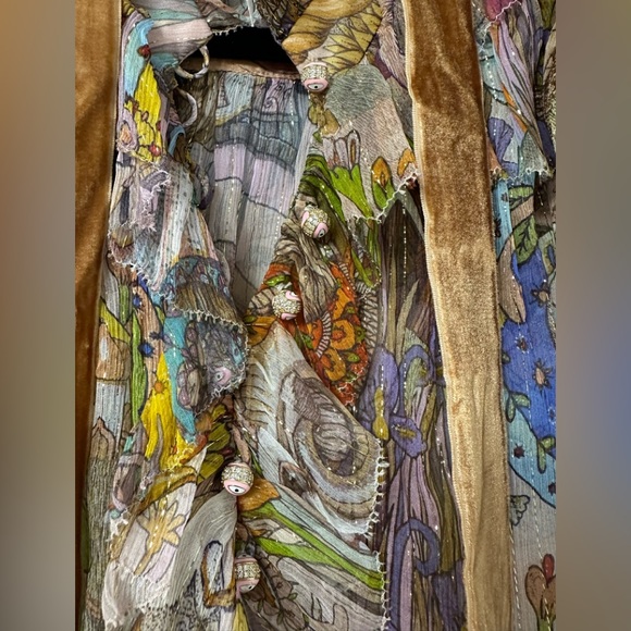 Zimmermann Kaleidoscope Printed Ruffled Top - Size 1 - Picture 11 of 14